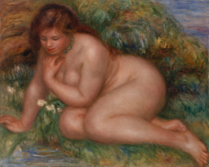 Bagnante che si guarda nell'acqua - Pierre-Auguste Renoir