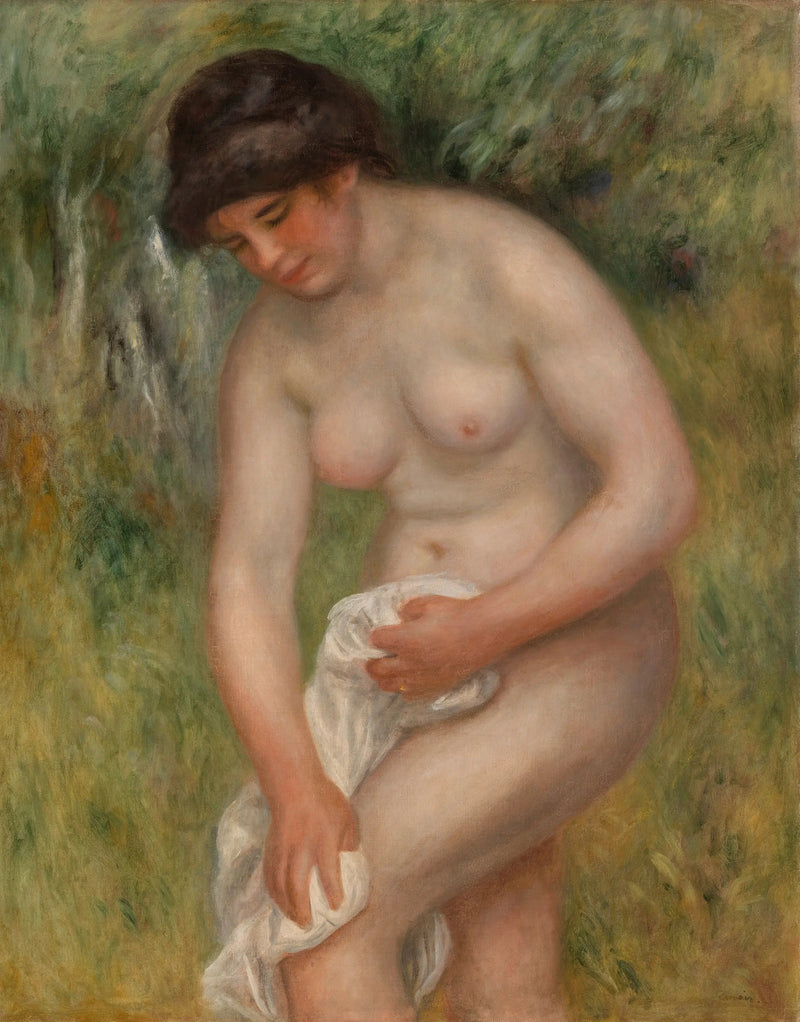 Bagnante che si asciuga (Bagnante che si asciuga) - Pierre-Auguste Renoir