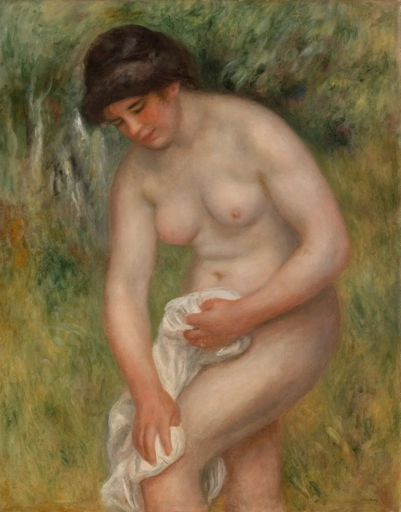 Bagnante che si asciuga (Bagnante che si asciuga) - Pierre-Auguste Renoir