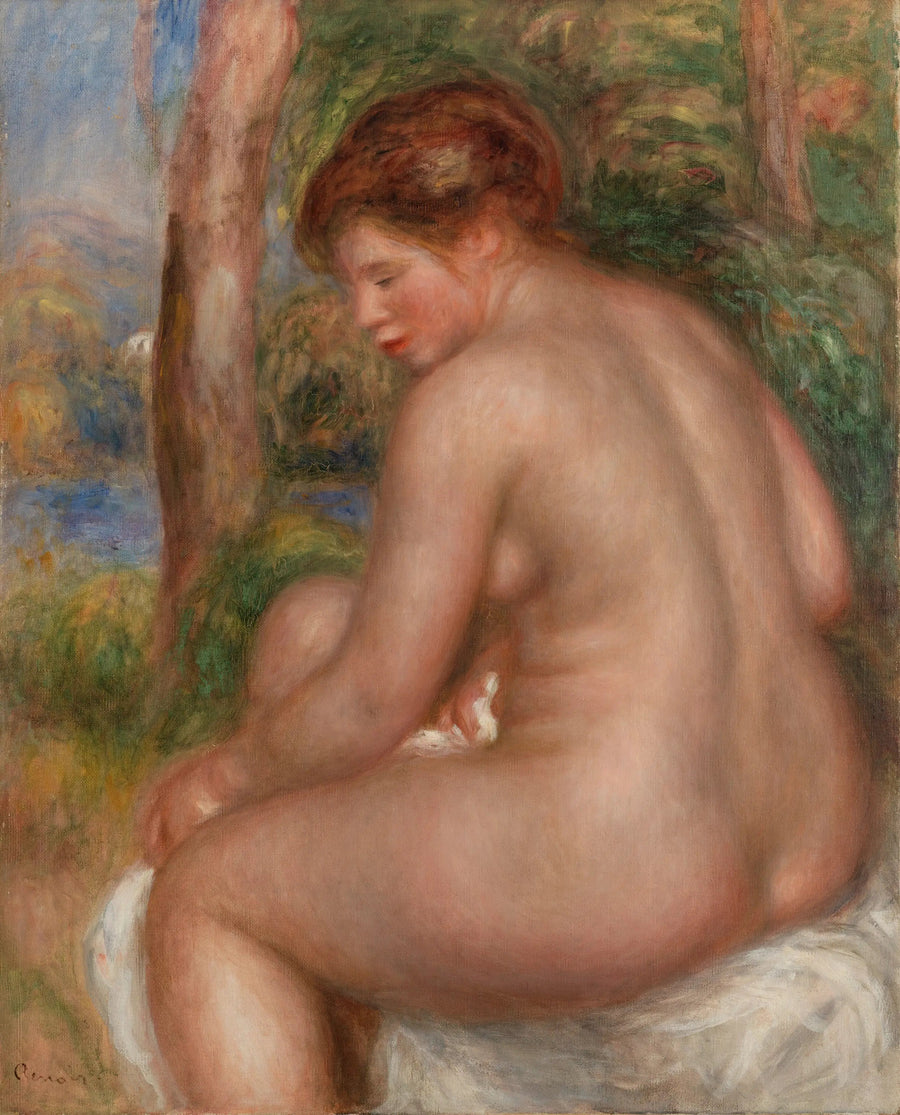 Bagnante vista di tre quarti - Pierre-Auguste Renoir