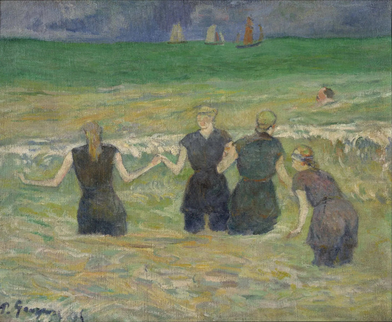 Bagnanti a Dieppe - Paul Gauguin