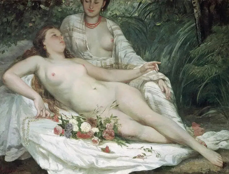 Bagnanti - Gustave Courbet