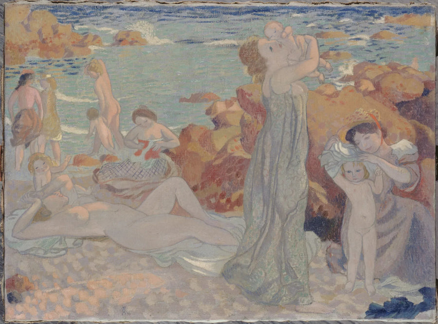 Bagni, spiaggia di Pouldu - Maurice Denis