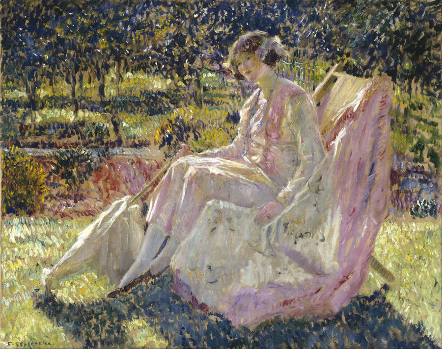 Lettino prendisole - Frederick Carl Frieseke