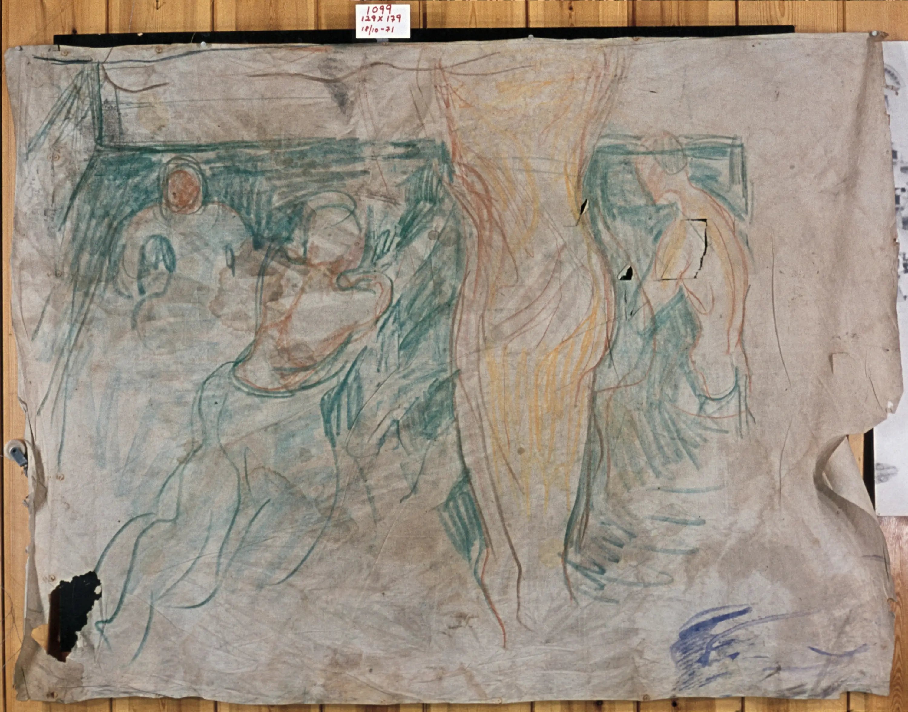 Reproduction du tableau « Bain - Edvard Munch » par Alpha Reproduction en peinture à l’huile