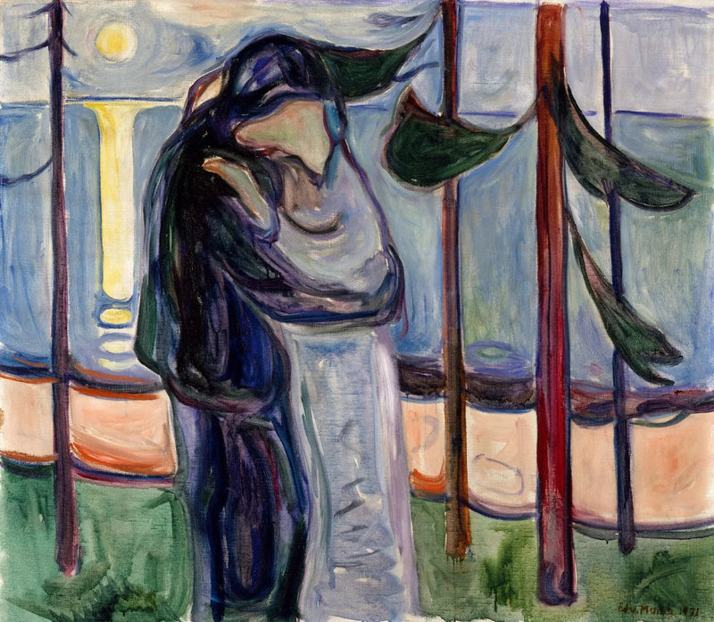 Bacio sulla spiaggia - Edvard Munch