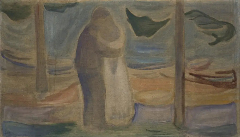 Bacio sulla spiaggia (Frise Reinhardt) - Edvard Munch