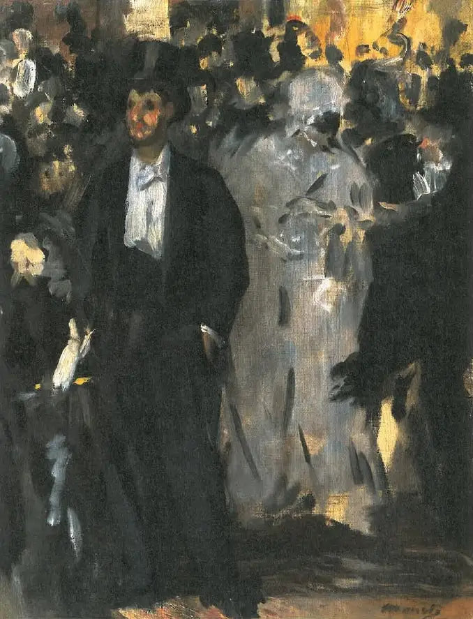Maschera al teatro dell'opera - Édouard Manet