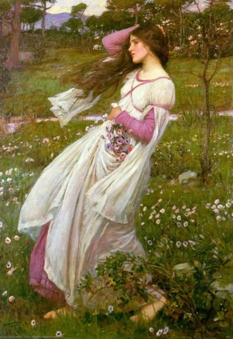 Spazzato via dal vento - John William Waterhouse