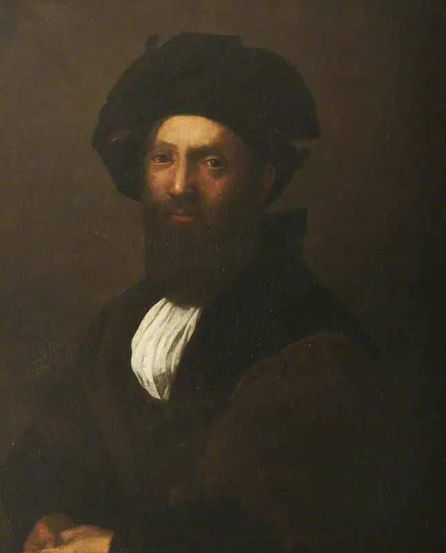 Reproduction du tableau « Baldassare Castiglione - Raphaël Sanzio » par Alpha Reproduction en peinture à l’huile