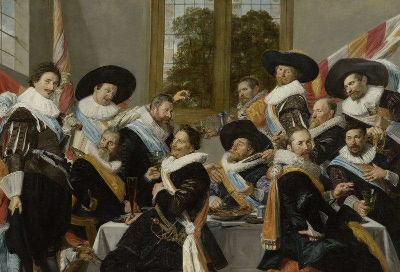 Banquet des officiers du corps des archers de Saint-Adrien - Frans Hals