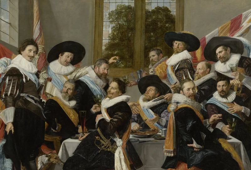 Banquet des officiers du corps des archers de Saint-Adrien - Frans Hals