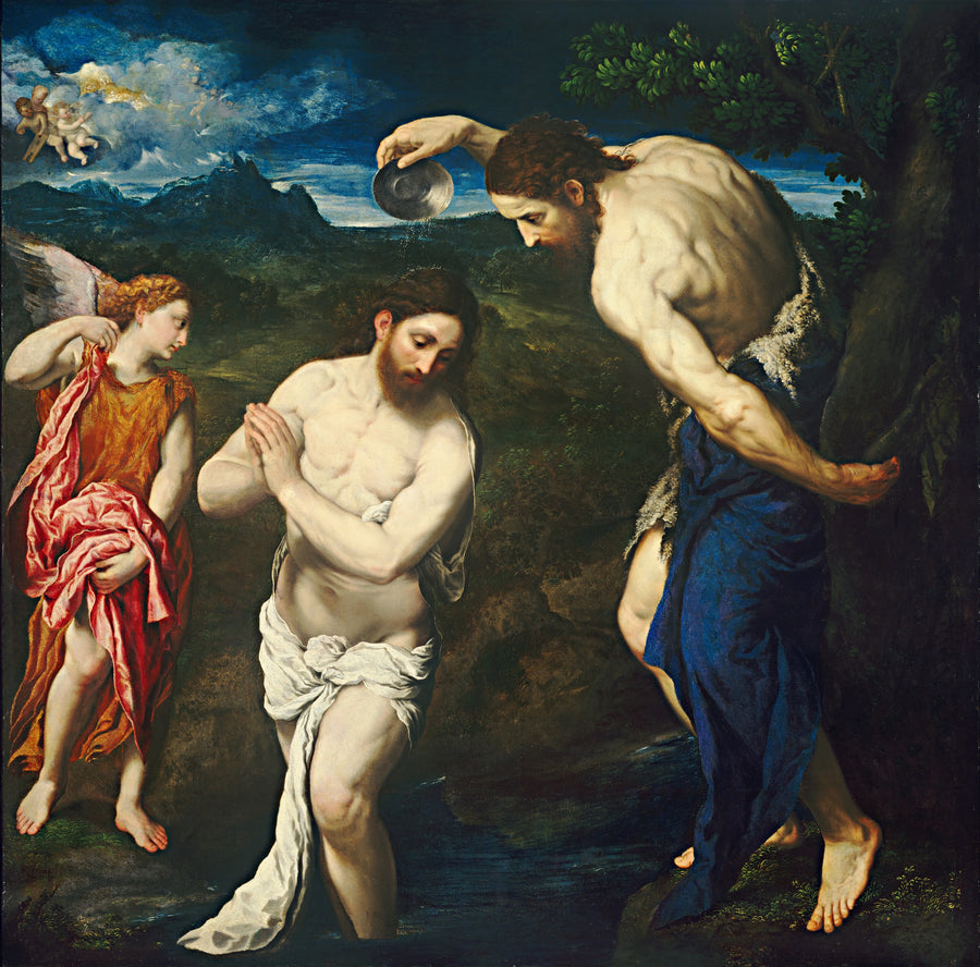 Le baptême du Christ - Paris Bordone