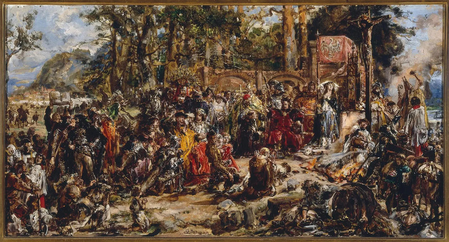 Battesimo della Lituania, della serie « Storia della civiltà in Polonia » - Jan Matejko