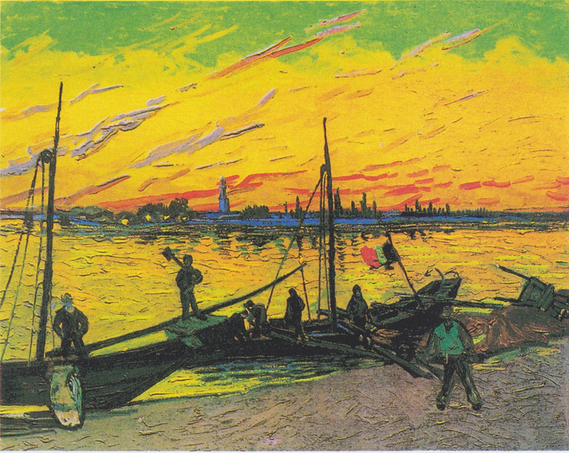 Chiatte di carbone - Vincent van Gogh