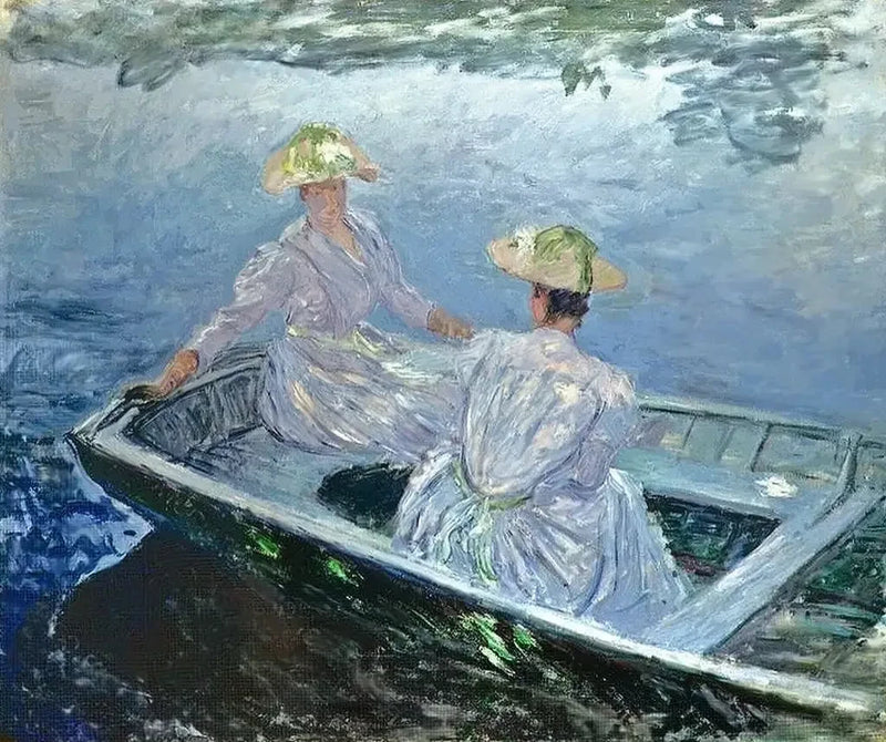 La barca blu W1153 - Claude Monet