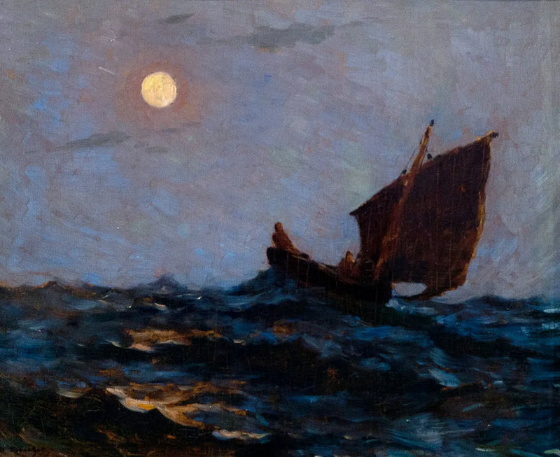 Barche da pesca nella nebbia - Henri Le Sidaner