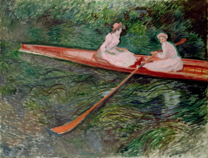 Lo skiff rosa - Claude Monet