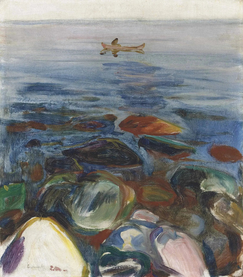 Barca sul mare - Edvard Munch