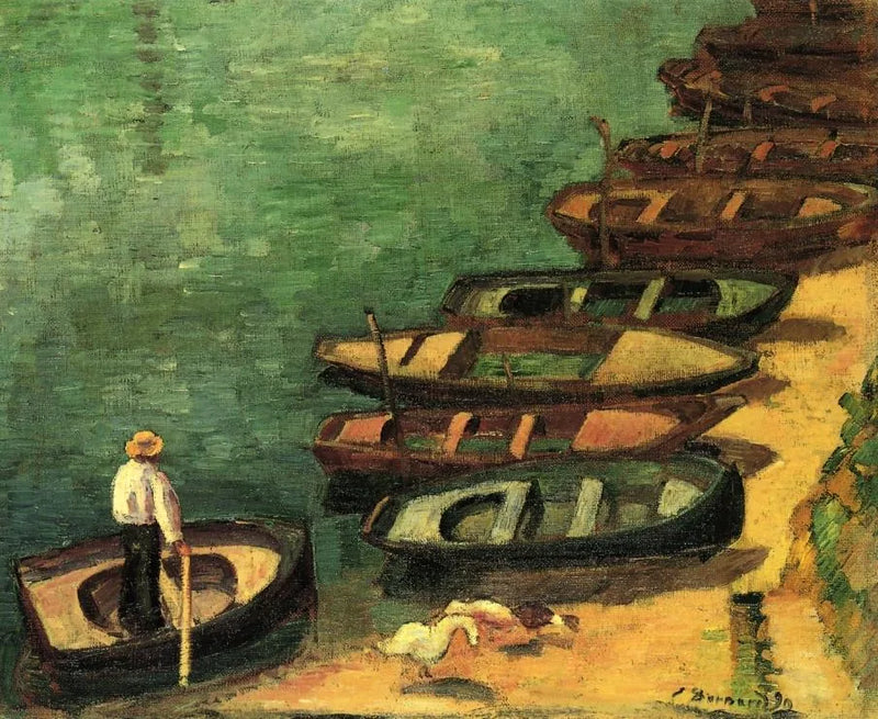 Barche a Pont-Aven - Émile Bernard