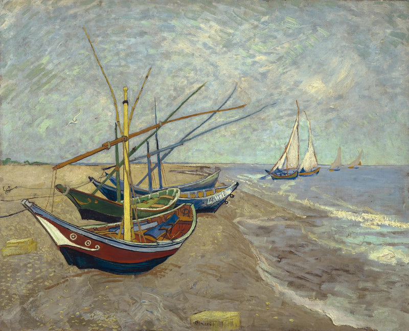 Barche alle Saintes-Maries - Vincent van Gogh