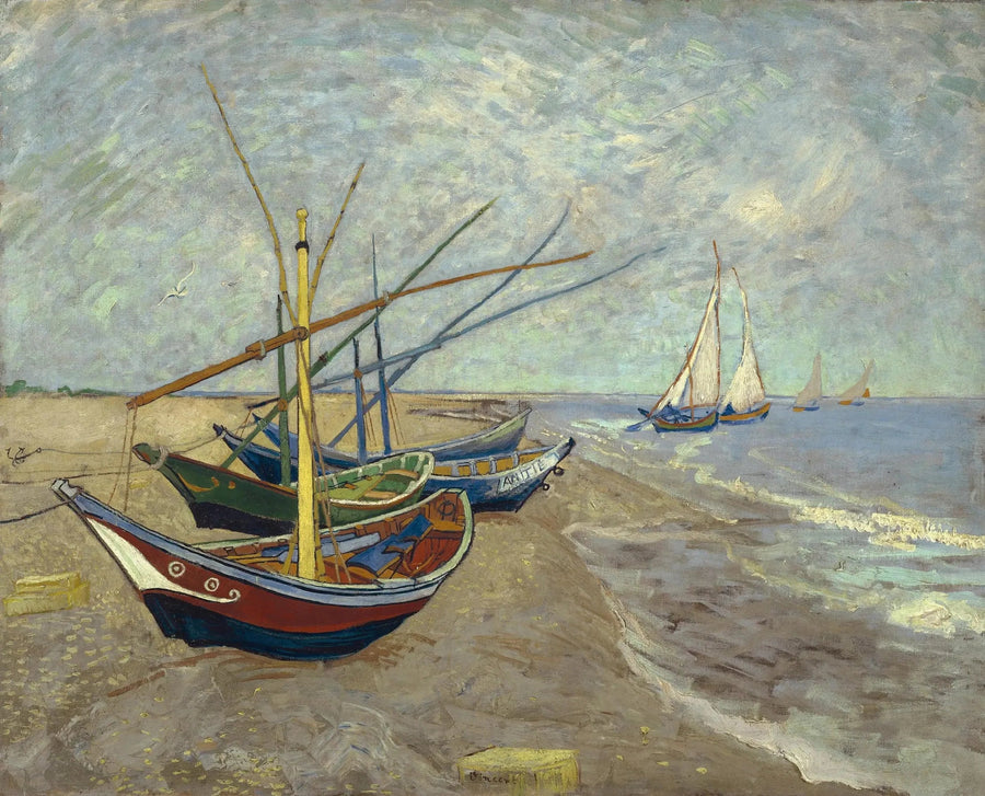 Barche alle Saintes-Maries - Vincent van Gogh