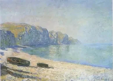 Barche sulla spiaggia di Pourville, bassa marea W709 - Monet