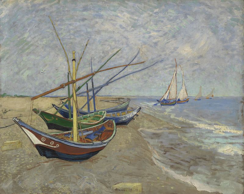 Barche alle Saintes-Maries - Vincent van Gogh