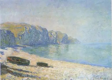 Barche sulla spiaggia di Pourville, bassa marea - Claude Monet
