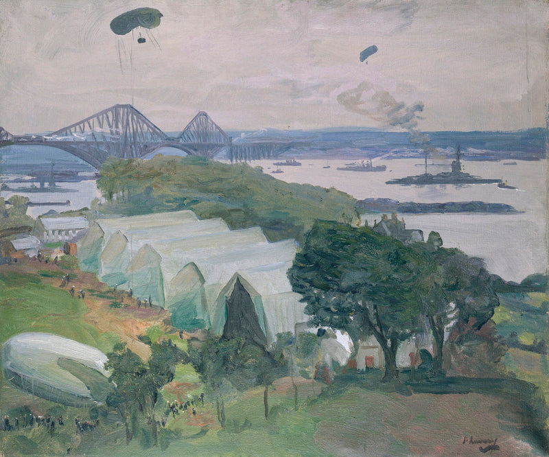 Base aerea di North Queensferry, 1917 - John Lavery