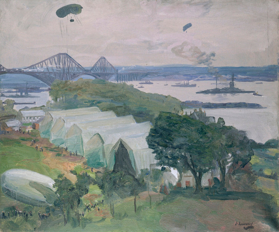 Base aerea di North Queensferry, 1917 - John Lavery
