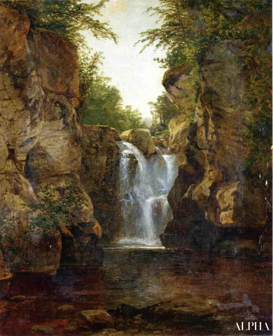 Bash Bish Falls - John Frederick Kensett - Riproduzioni di quadri e dipinti di alta gamma