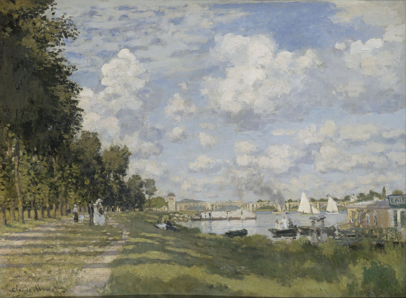 Il bacino dell'Argenteuil W225 - Claude Monet