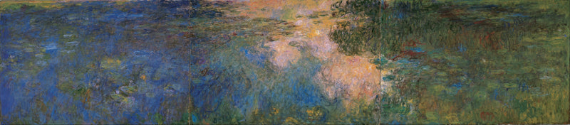 Il bacino delle ninfee, trittico Beyeler W1968 -1970 - Claude Monet