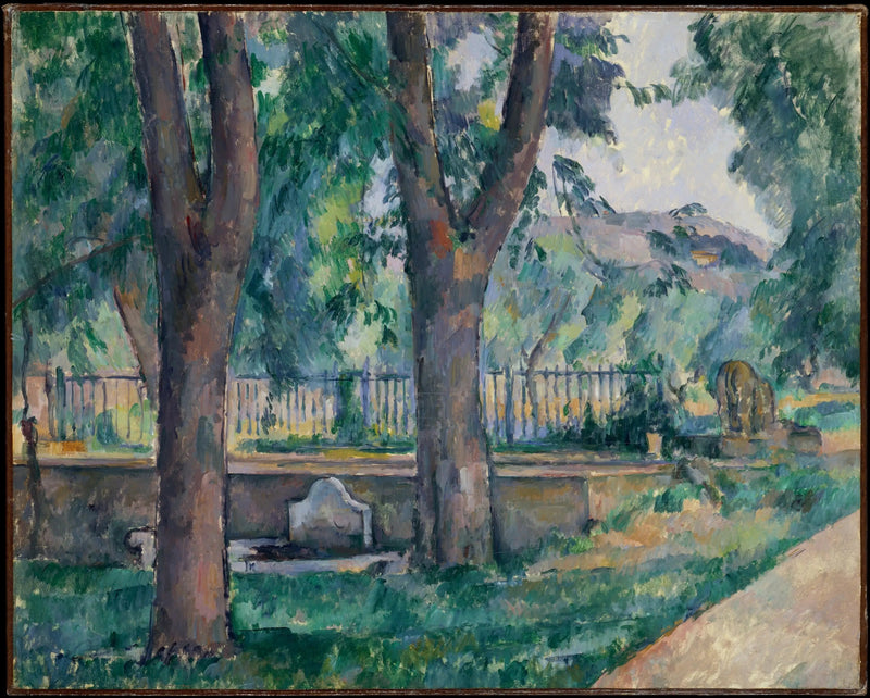 Bacino e lavatoio del Jas de Bouffan - Paul Cézanne