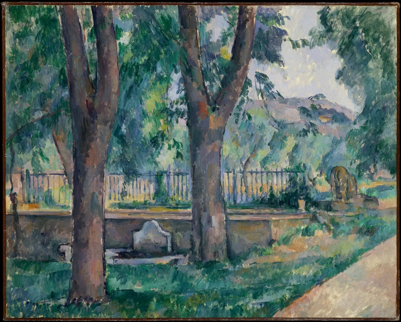 Bacino e lavatoio del Jas de Bouffan - Paul Cézanne