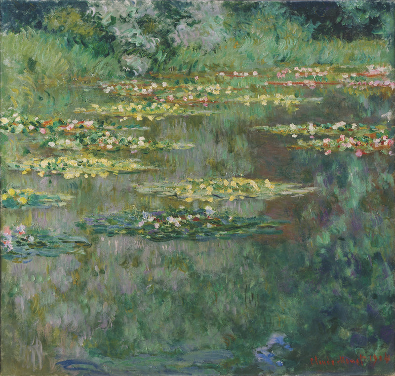 Il bacino delle ninfee W1666 - Claude Monet
