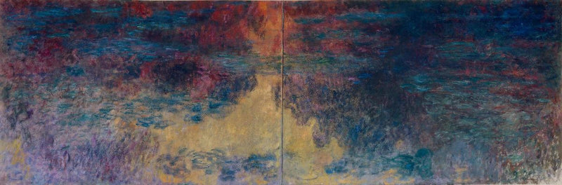 Il bacino delle ninfee, la sera W1964 -1965 - Claude Monet