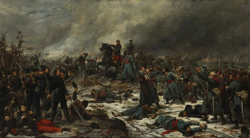 Battaglia di Auvours, il 10 gennaio 1871 - Lionel Royer