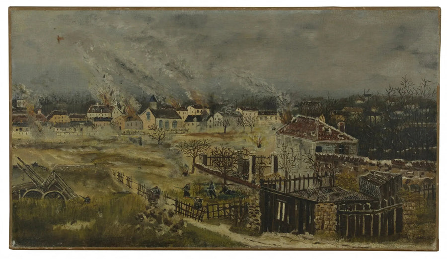 Battaglia di Champigny - Episodio della guerra del 1870 - Henri Rousseau