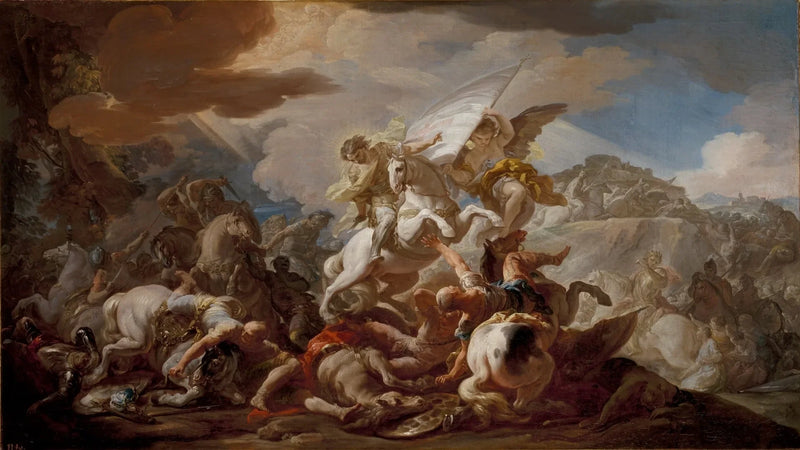 Battaglia di Clavijo - Corrado Giaquinto