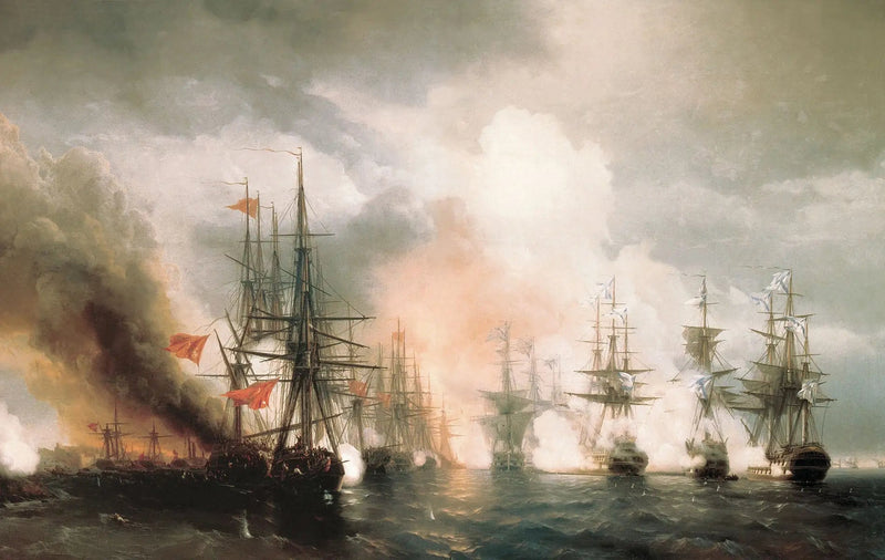 Battaglia di Sinope - Ivan Aïvazovski