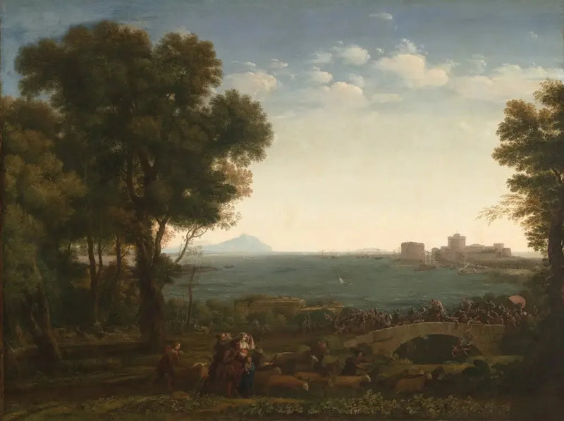 Battaglia su un ponte - Claude Lorrain