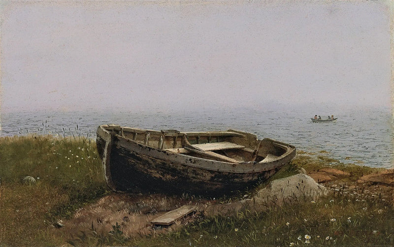 Barca abbandonata - Frederic Edwin Church