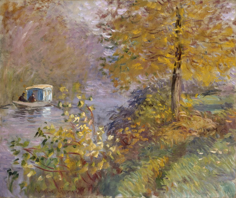 La barca officina W393 - Claude Monet