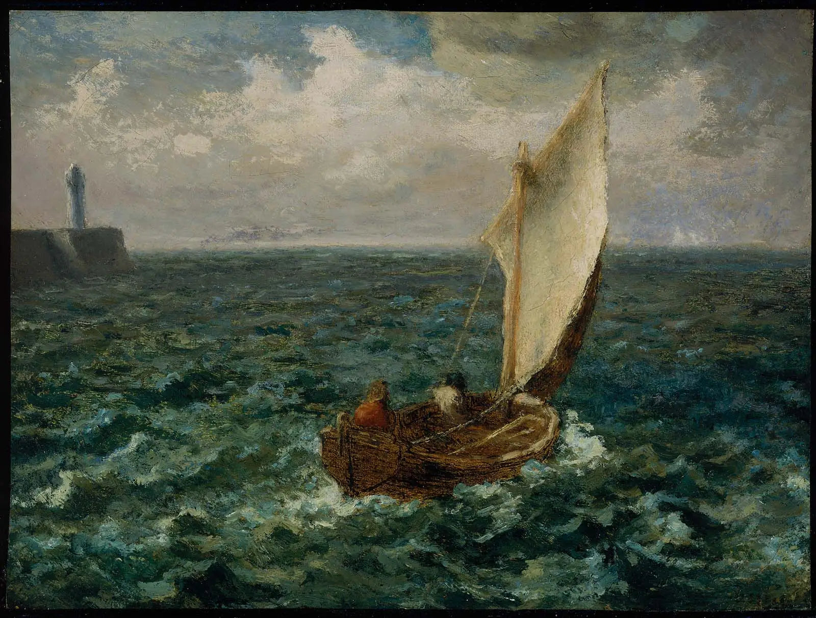 Bateau de pêche - Jean-François Millet - Alpha Reproduction