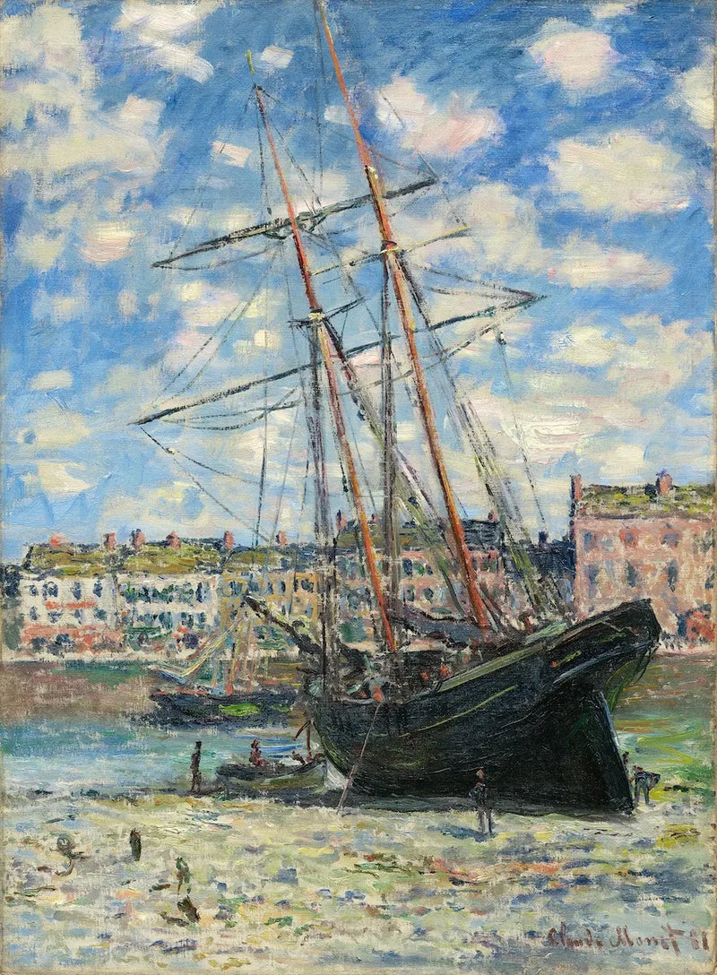 Barca incagliata con la bassa marea W644 - Claude Monet
