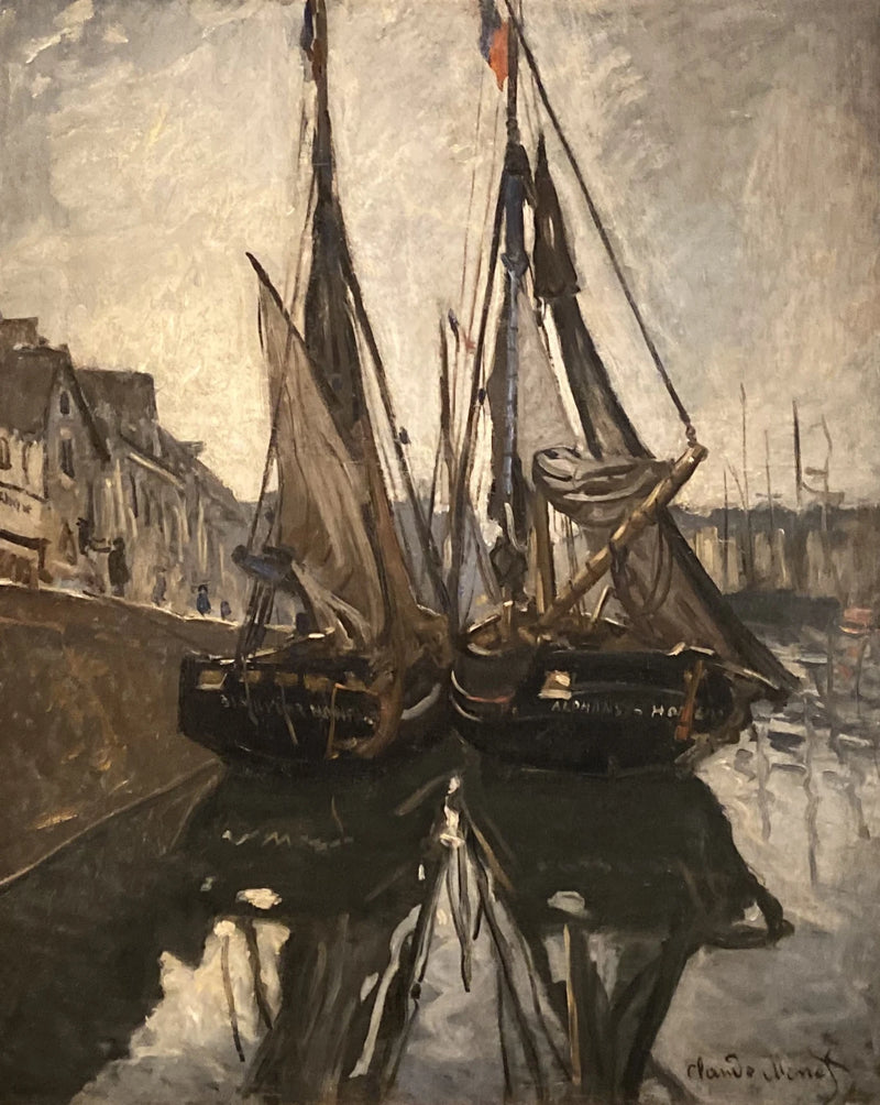 Barca da pesca a Honfleur W116 - Claude Monet