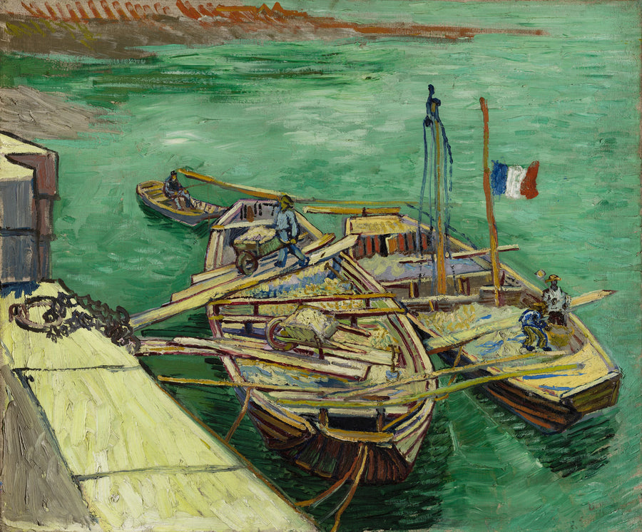 Le barche ormeggiate - Vincent van Gogh
