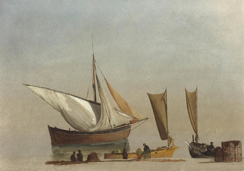 Bateaux da pesca - Albert Bierstadt